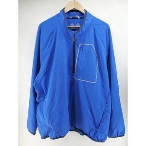 TOMMY BAHAMA HALF Zip Long Sleeve‎ San Juan Windbreaker 3XL Blue